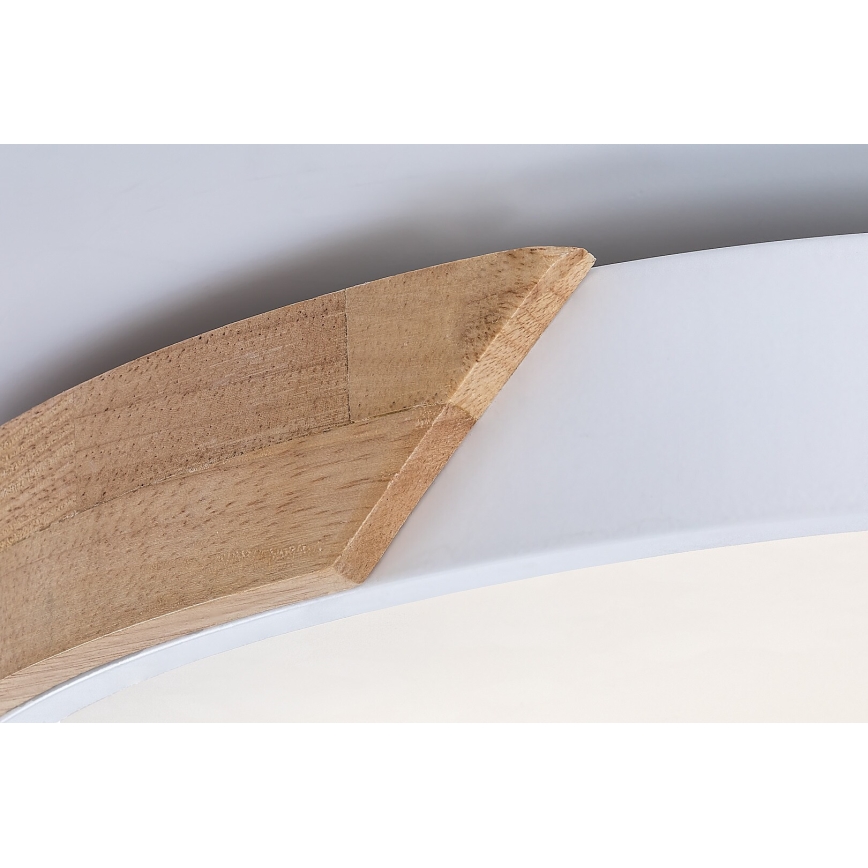 Rabalux - LED-Deckenleuchte LED/24W/230V 3000K weiß/Eiche Ø 61 cm
