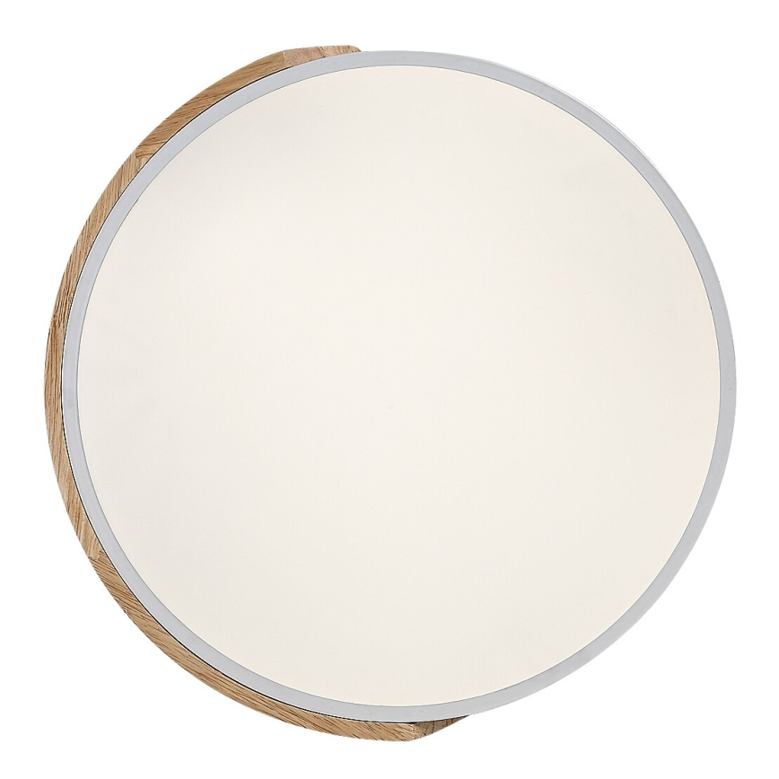 Rabalux - LED-Deckenleuchte LED/40W/230V 3000/4000/6500K weiß/Eiche Ø 61 cm