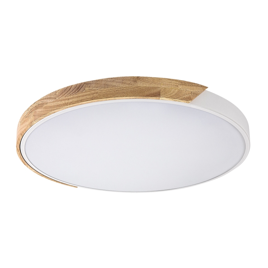 Rabalux - LED-Deckenleuchte LED/40W/230V 3000/4000/6500K weiß/Eiche Ø 61 cm