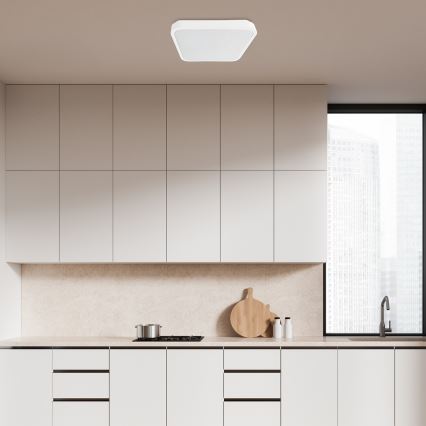 Rabalux - Dimmbare LED-Deckenleuchte für Badezimmer LED/36W/230V 3000-6000K IP44 42x42 cm weiß + Fernbedienung