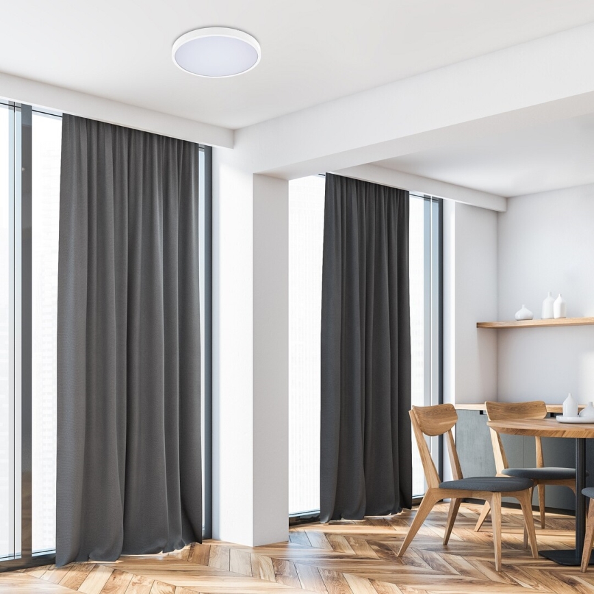 Rabalux - LED-Deckenleuchte für Badezimmer LED/12W/230V 3000/4000/6000K IP44 d 25,5 cm weiß