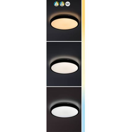 Rabalux - Dimmbare LED-Deckenleuchte für Badezimmer LED/36W/230V 3000-6000K IP44 d 42 cm weiß + Fernbedienung
