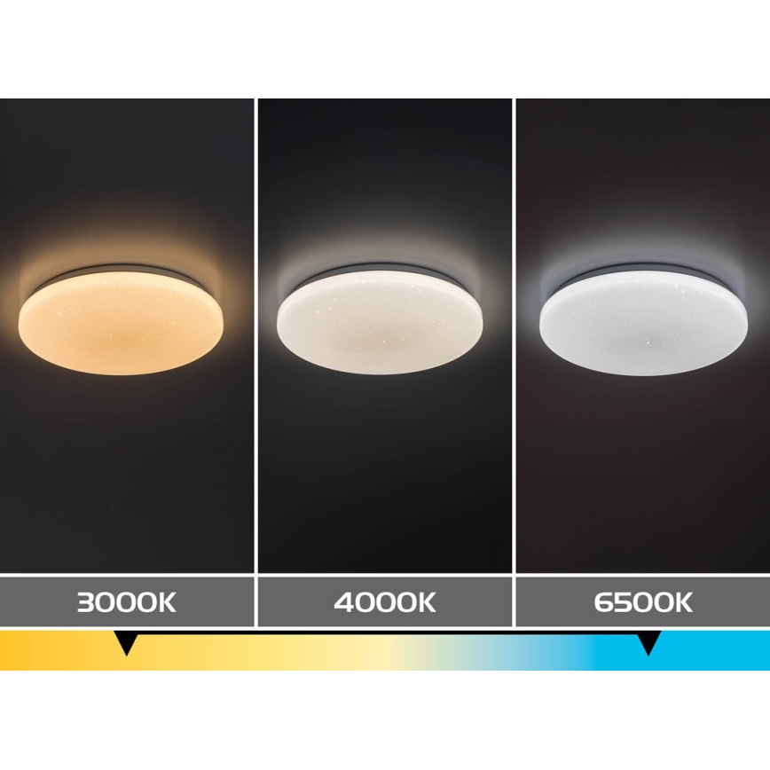 Rabalux - dimmbare LED-Deckenleuchte LED/22W/230V 3000-6500K Ø 33 cm + Fernbedienung