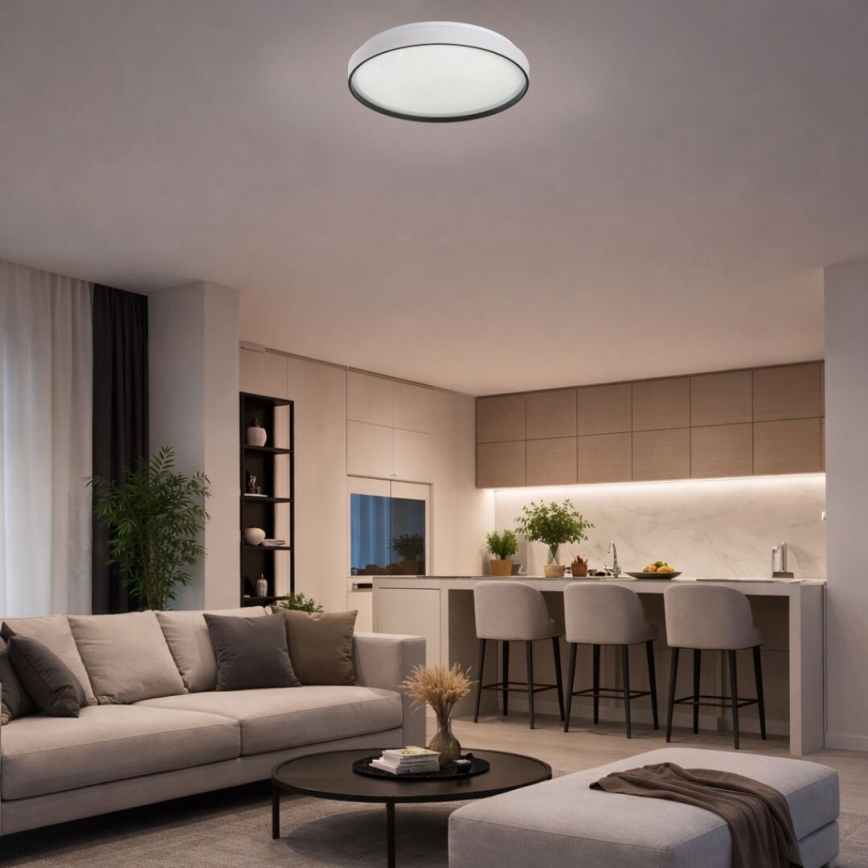 Rabalux - Dimmbare LED-Deckenleuchte LED/34W/230V 3000-6500K Ø 38 cm + Fernbedienung