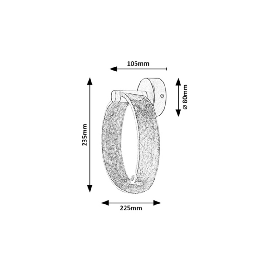 Rabalux - LED-Wandleuchte LED/6W/230V