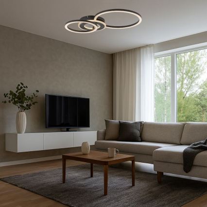Rabalux - LED dimmbare Deckenleuchte LED/24W/230V 3000-6500K 46x33 cm + Fernbedienung