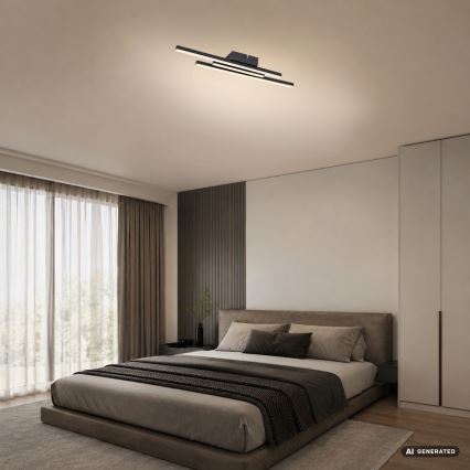 Rabalux - LED-Deckenleuchte LED/18W/230V 4000K schwarz