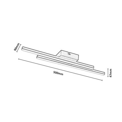 Rabalux - LED Deckenleuchte LED/12W/230V 3000K beige