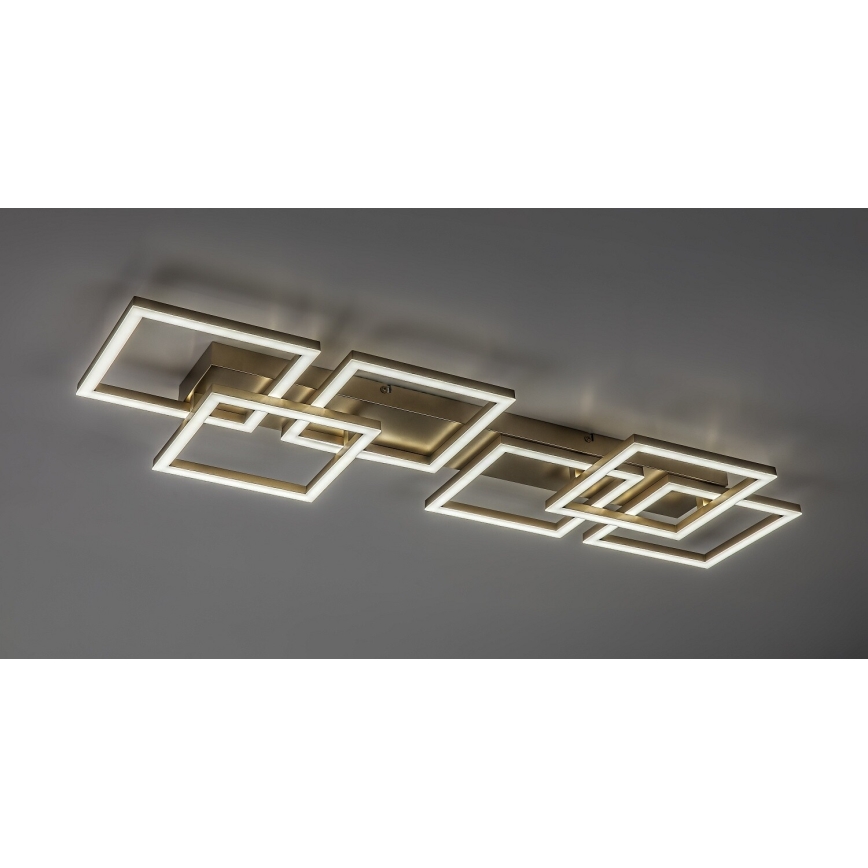 Rabalux - dimmbare LED-Deckenleuchte LED/40W/230V 3000-6500K 33x100 cm goldfarben + Fernbedienung