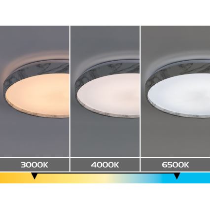 Rabalux - Dimmbare LED-Deckenleuchte LED/24W/230V 3000-6500K Ø 38 cm weiß + Fernbedienung