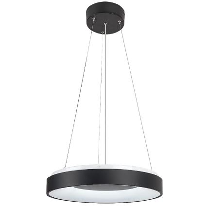 Rabalux - LED dimmbare Hängeleuchte an Kabel LED/38W/230V 3000-6500K Schwarz + Fernbedienung