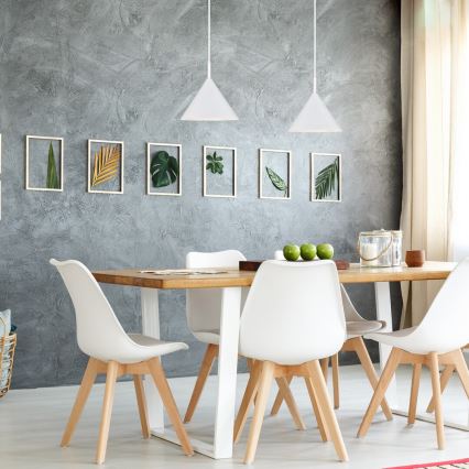 Rabalux 72008 - Hängeleuchte an Kabel 1xE27/40W/230V Weiß