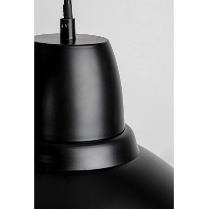 Rabalux - Pendelleuchte an Kabel 1xE27/60W/230V Ø 36 cm schwarz