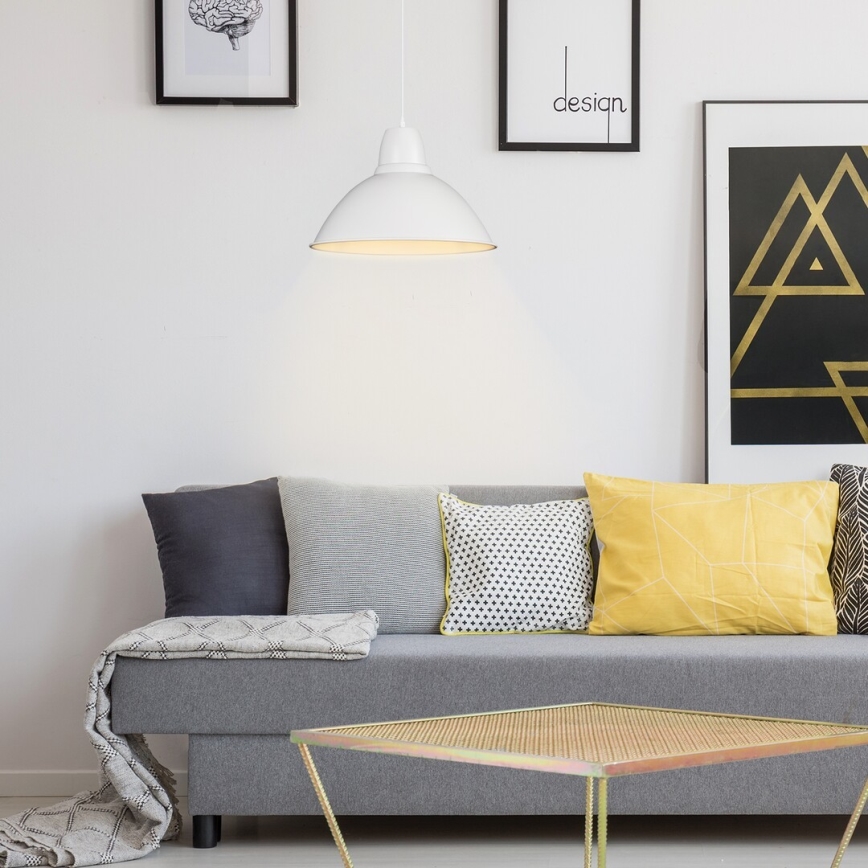 Rabalux - Hängeleuchte an Kabel 1xE27/60W/230V Weiß