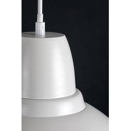 Rabalux - Pendelleuchte an Kabel 1xE27/60W/230V Ø 36 cm weiß