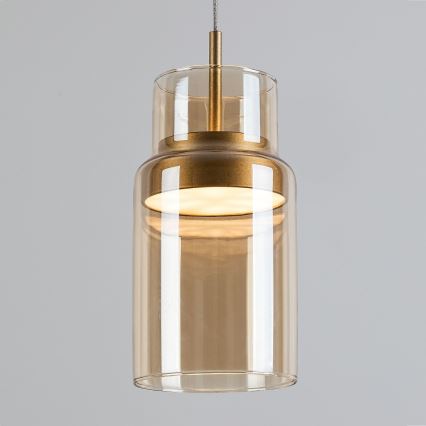 Rabalux - LED-Pendelleuchte an Seil LED/10W/230V 3000K goldfarben