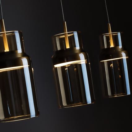 Rabalux - LED Pendelleuchte an Kabel LED/27W/230V 3000K goldfarben