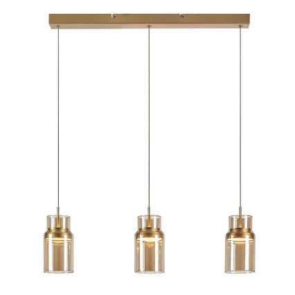 Rabalux - LED Pendelleuchte an Kabel LED/27W/230V 3000K goldfarben