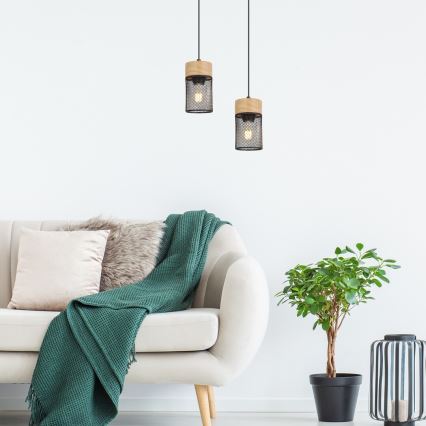 Rabalux - Hängeleuchte an Kabel 1xE27/25W/230V Buche