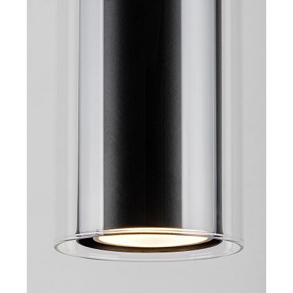 Rabalux - Hängeleuchte an Schnur 1xGU10/50W/230V klar/schwarz