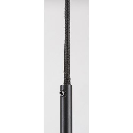 Rabalux - Hängeleuchte an Schnur 1xGU10/50W/230V klar/schwarz