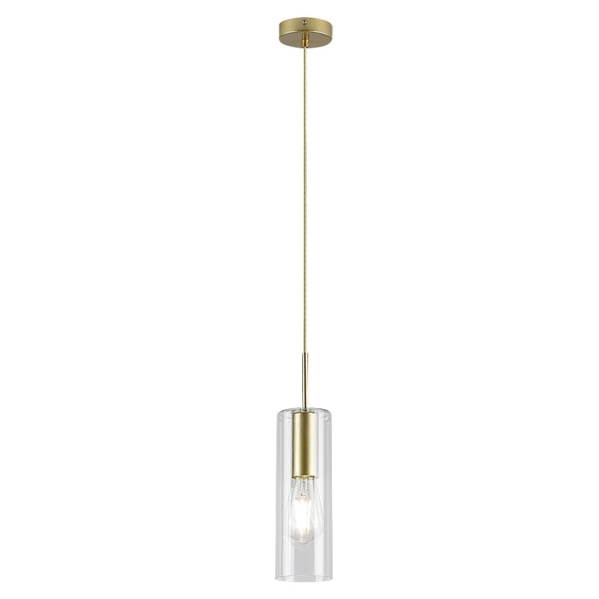 Rabalux - Hängeleuchte an Schnur 1xE27/40W/230V klar/golden