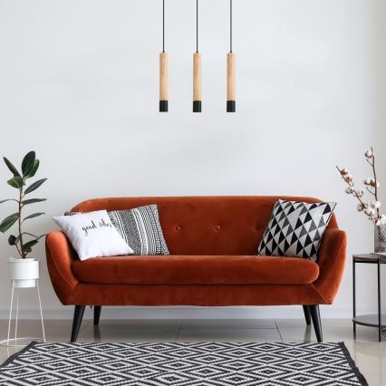 Rabalux - Deckenleuchte an Kabel 3xGU10/50W/230V Buche