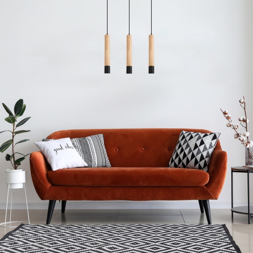 Rabalux - Deckenleuchte an Kabel 3xGU10/50W/230V Buche