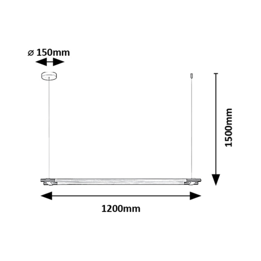 Rabalux - LED-Hängeleuchte LED/28W/230V 3000K