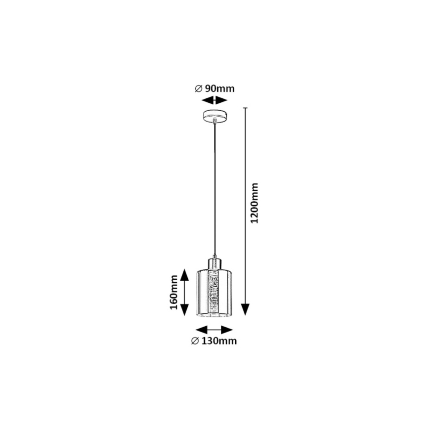 Rabalux - Hängeleuchte an Schnur 1xE27/40W/230V