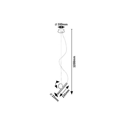 Rabalux - LED-Hängeleuchte LED/3W/230V 3000K