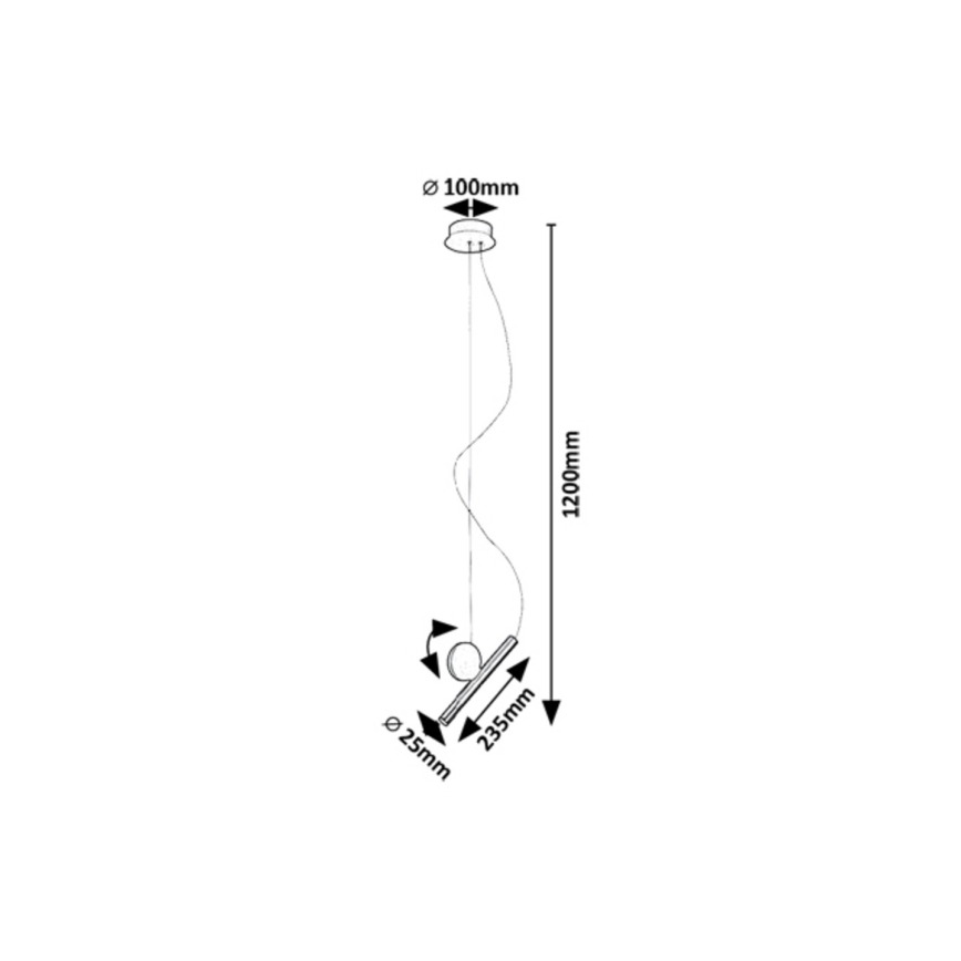 Rabalux - LED-Hängeleuchte LED/3W/230V 3000K