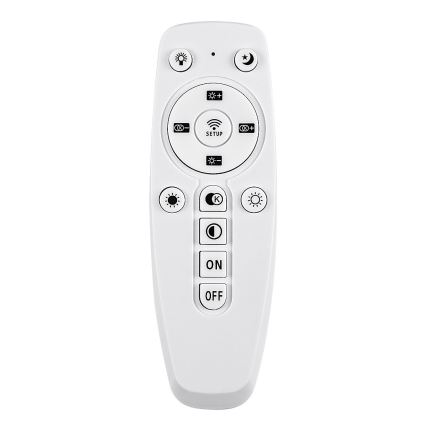 Rabalux - dimmbare LED-Pendelleuchte mit Seilabhängung LED/80W/230V 3000-6500K + Fernbedienung