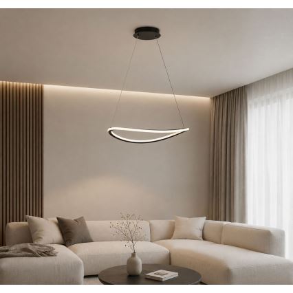 Rabalux - Dimmbarer LED-Pendelleuchter mit Seilaufhängung LED/45W/230V 3000-6500K + Fernbedienung