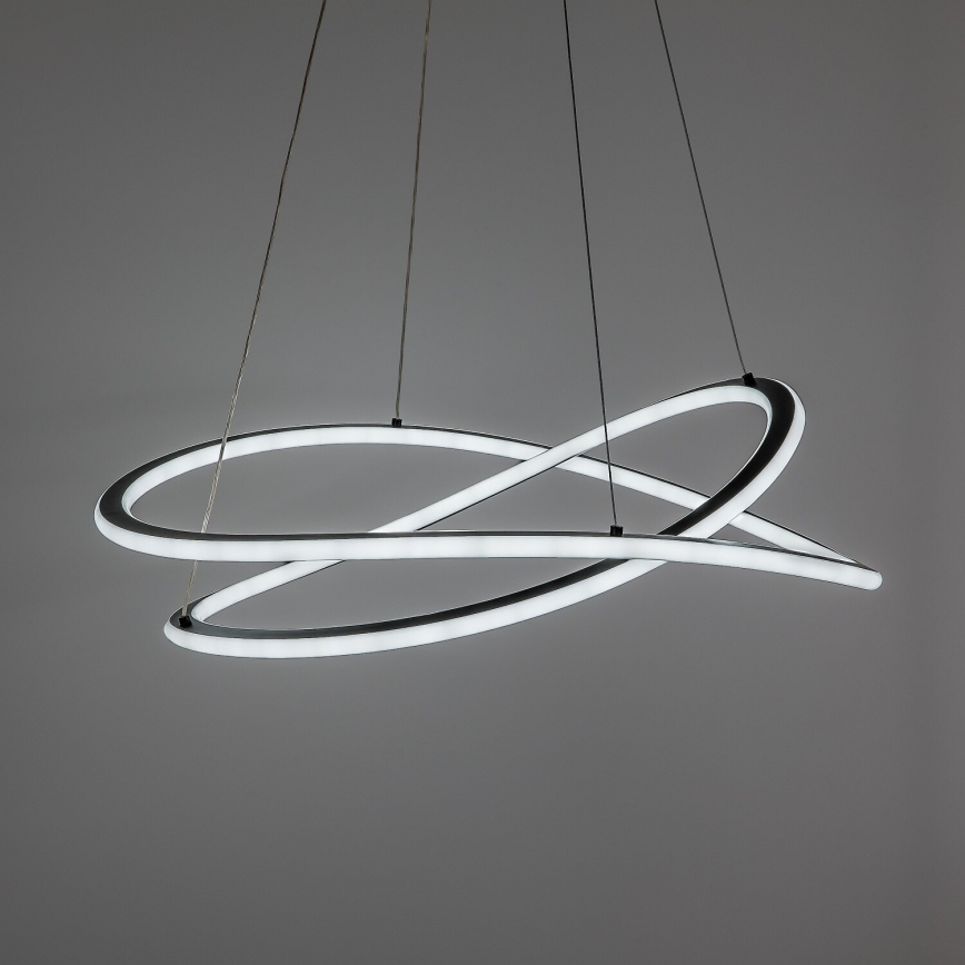 Rabalux - LED-dimmbarer Kronleuchter an Seil LED/75W/230V 3000-6500K + Fernbedienung