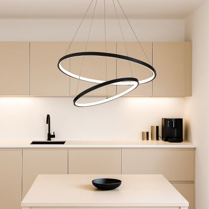 Rabalux - dimmbarer LED-Pendelleuchter an Kabel LED/75W/230V 3000-6500K + Fernbedienung