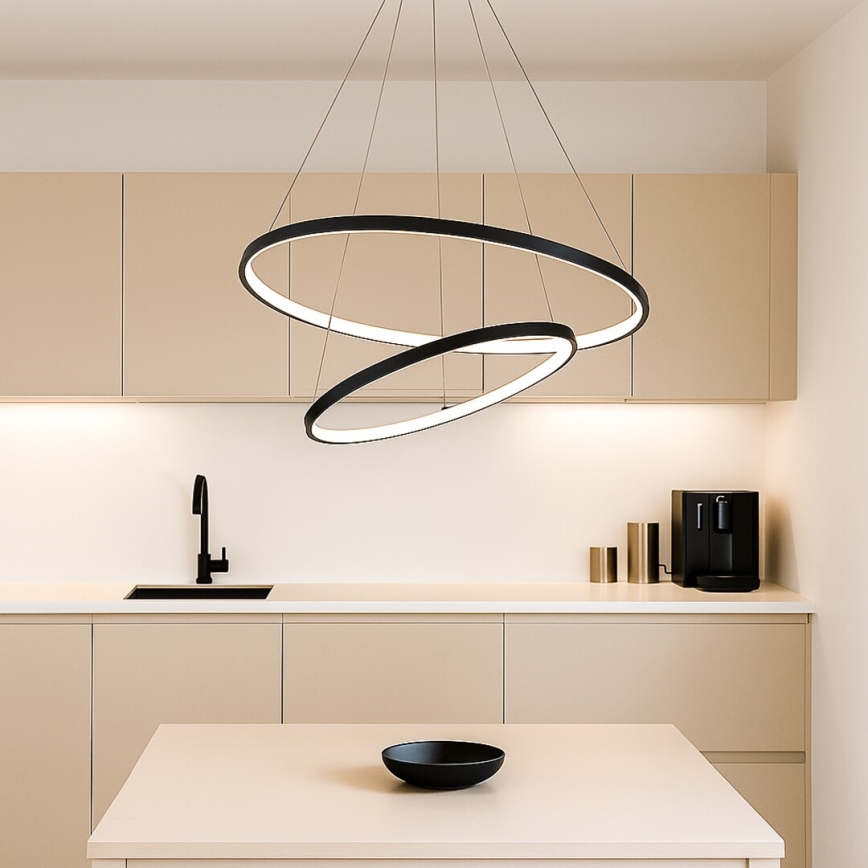 Rabalux - dimmbarer LED-Pendelleuchter an Kabel LED/75W/230V 3000-6500K + Fernbedienung