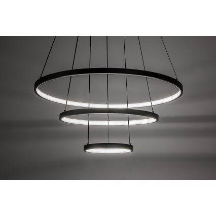 Rabalux - Dimmbare LED-Hängeleuchte an Stahlseil LED/90W/230V 3000-6500K + Fernbedienung