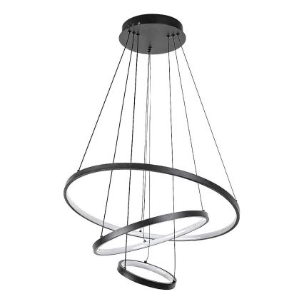 Rabalux - Dimmbare LED-Hängeleuchte an Stahlseil LED/90W/230V 3000-6500K + Fernbedienung