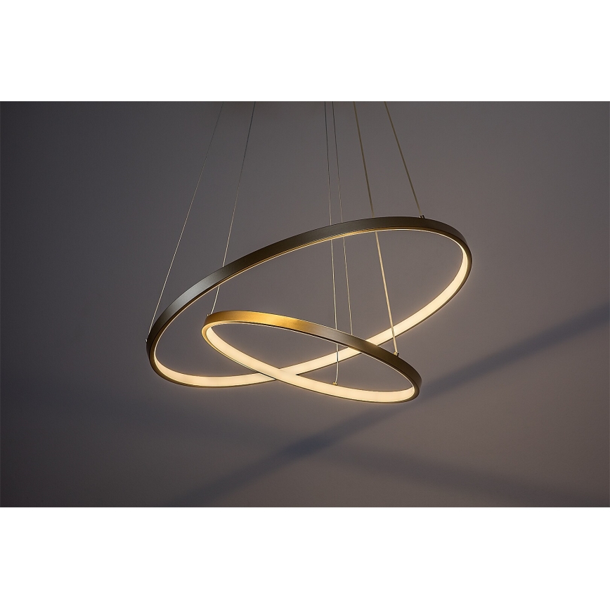 Rabalux - Dimmbarer LED-Hängeleuchter mit Seilaufhängung LED/75W/230V 3000-6500K + Fernbedienung