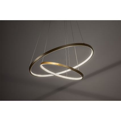 Rabalux - Dimmbarer LED-Hängeleuchter mit Seilaufhängung LED/75W/230V 3000-6500K + Fernbedienung