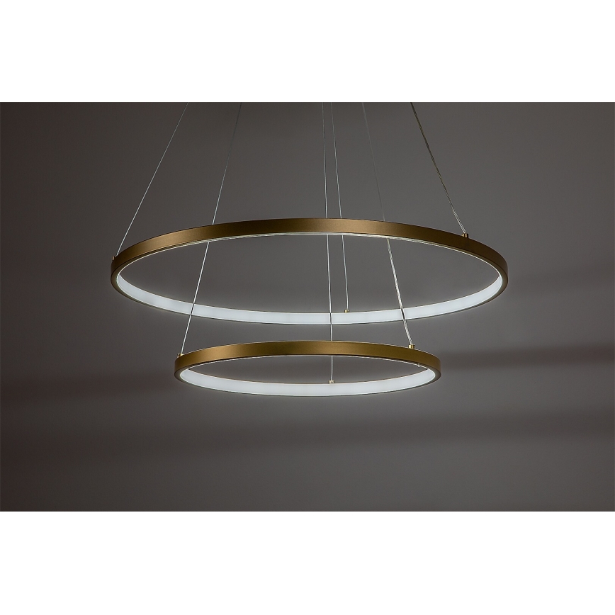 Rabalux - Dimmbarer LED-Hängeleuchter mit Seilaufhängung LED/75W/230V 3000-6500K + Fernbedienung