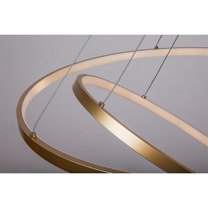 Rabalux - Dimmbarer LED-Hängeleuchter mit Seilaufhängung LED/75W/230V 3000-6500K + Fernbedienung