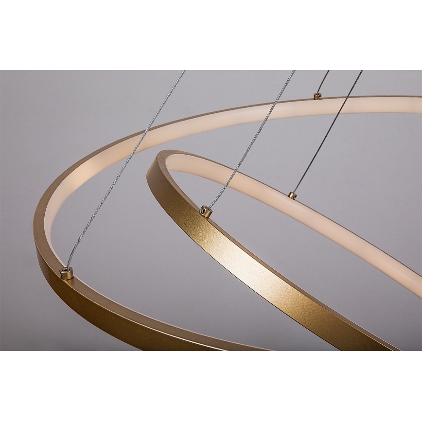 Rabalux - Dimmbarer LED-Hängeleuchter mit Seilaufhängung LED/75W/230V 3000-6500K + Fernbedienung