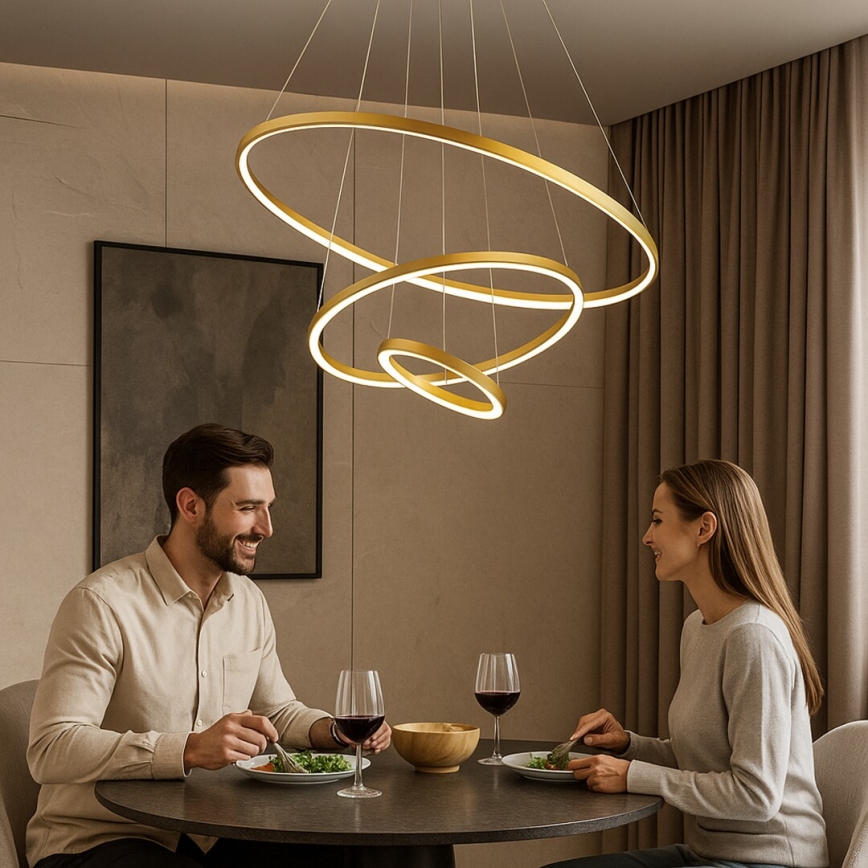 Rabalux - dimmbare LED-Hängeleuchte an Kabel LED/90W/230V 3000-6500K + Fernbedienung