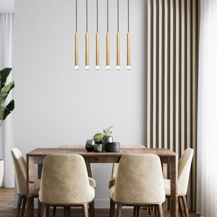 Rabalux - Hängeleuchte 6xG9/5W/230V golden