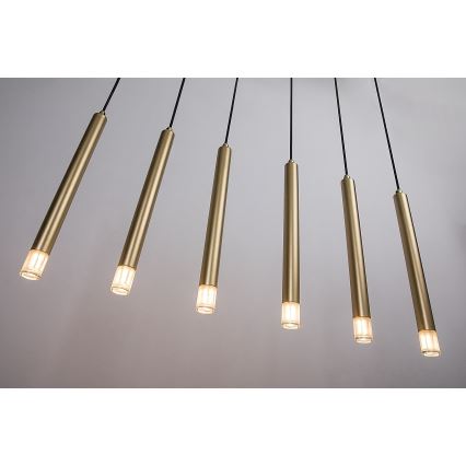 Rabalux - Hängeleuchte 6xG9/5W/230V golden