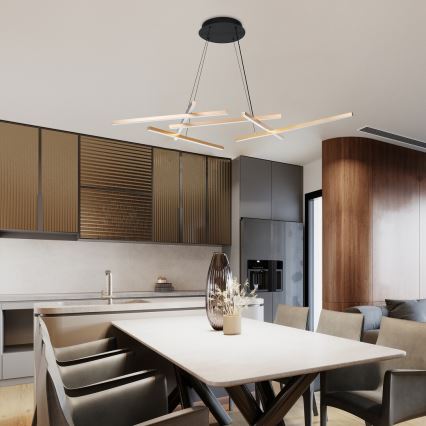 Rabalux - Dimmbare LED-Hängeleuchte LED/40W/230V 3000-6500K + Fernbedienung