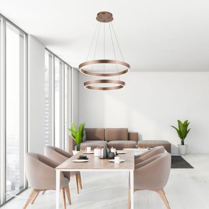Rabalux - dimmbare LED-Pendelleuchte mit Kabelaufhängung LED/45W/230V 3000-6500K + Fernbedienung