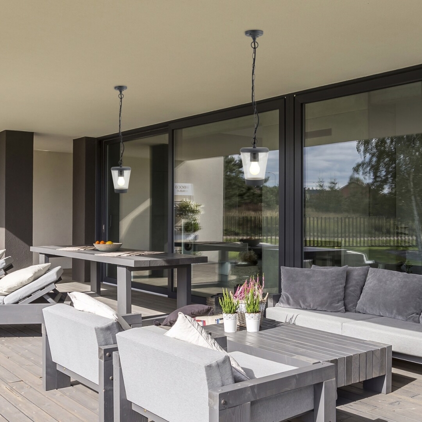 Rabalux - Außenleuchte an Kette 1xE27/40W/230V IP44